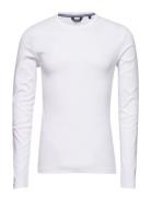 Basic Tee O-Neck L/S White Lindbergh