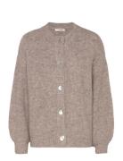 Patrisia Solid Knit Cardigan Beige A-View