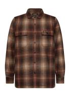 Wool Miller Overshirt Brown Superdry