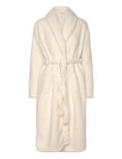 Fleece Bathrobe White Hunkemöller