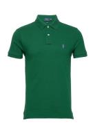 Slim Fit Mesh Polo Shirt Green Polo Ralph Lauren