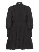 Cotton Slub Mini Dress Black By Ti Mo