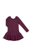 Frilla Dress Burgundy Gugguu