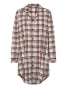 Cotton Flannel Nightshirt Cream Lady Avenue