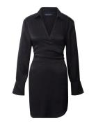 Gemma Satin Dress Black Lexington Clothing