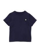 Ola Kids T-Shirt Blue Double A By Wood Wood