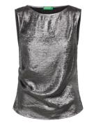 Sleeveless Shirt Silver United Colors Of Benetton