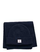 Beanie Scarf Gift Set Navy GANT