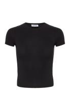 Slim Fitted T-Shirt Black Weekday