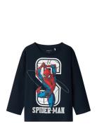 Nmmnitin Spider Nreg Ls Top Noos Mar Navy Name It