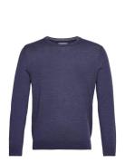 Extrafine Merino Wool C-Neck Blue GANT