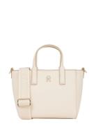 Th Soft Logo Mini Tote Cream Tommy Hilfiger