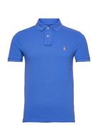 Slim Fit Mesh Polo Shirt Blue Polo Ralph Lauren