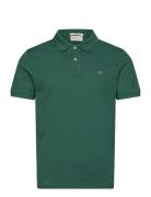 Slim Shield Ss Pique Polo Green GANT