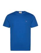 Slim Shield Ss T-Shirt Blue GANT