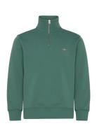 Reg Shield Half Zip Sweat Green GANT