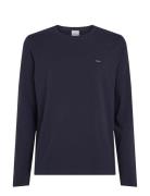 Stretch Slim Fit Ls T-Shirt Navy Calvin Klein