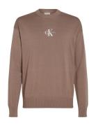 Monologo Sweater Brown Calvin Klein Jeans