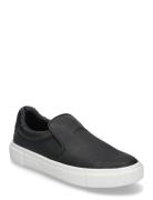 Cupsole Slip On - Woven Lth Black Calvin Klein