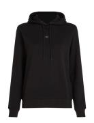 Woven Label Regular Hoodie Black Calvin Klein Jeans