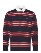 Yarn Dyed Striped Heavy Rugger Navy GANT