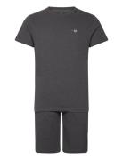 Pajama Set T-Shirt And Shorts Grey GANT