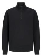 Jjebradley Sweat Half Zip Noos Jnr Black Jack & J S