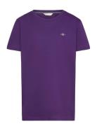 Shield Ss T-Shirt Purple GANT