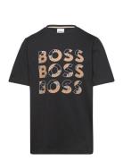 Short Sleeves Tee-Shirt Black BOSS