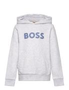 Hooded Sweatshirt Grey BOSS