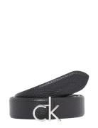 Ck Logo Buckle Belt 3.0_Pbl Black Calvin Klein