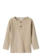 Nmmbart Ls Slim Top Beige Name It