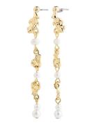 Sloan Pearl Earrings Gold Pilgrim