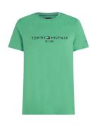 Tommy Logo Tee Green Tommy Hilfiger