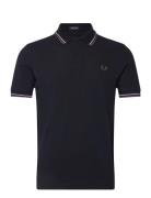 Twin Tipped Fp Shirt Navy Fred Perry