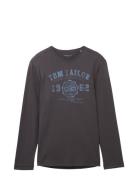 Printed Longsleeve Grey Tom Tailor