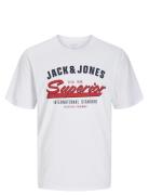 Jjelogo Tee Ss O-Neck 2 Col Ss25 Sn White Jack & J S