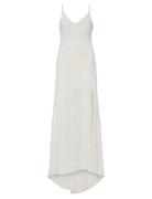 Yasmira Strap Train Dress - Celeb White YAS