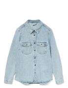 Vmjennie Ls Denim Shirt Mix Ga Noos Blue Vero Moda