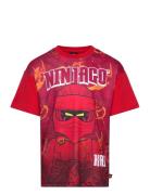 Lwtaffy 118 - T-Shirt S/S Red LEGO Kidswear