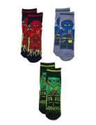 Lwagan 108 - 3-Pack Socks Patterned LEGO Kidswear