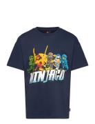 Lwtaffy 112 - T-Shirt S/S Navy LEGO Kidswear