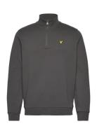 Loopback Quarter Zip Sweat Grey Lyle & Scott