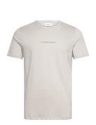 Lindbergh Print Tee S/S Grey Lindbergh