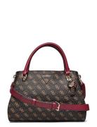 Noelle Luxury Satchel Brown GUESS