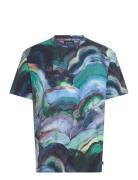 Digital Aop Relaxed Fit T-Shirt Navy Scotch & Soda