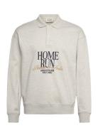 Polo Relaxed Fit Sweatshirt Grey Scotch & Soda