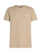 Monogram Imd Tee Beige Tommy Hilfiger