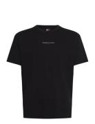 Tjm Rlx Linear Logo Tee Ext Black Tommy Jeans