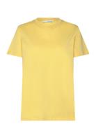 Slfmyessential Ss O-Neck Tee Noos Yellow Selected Femme